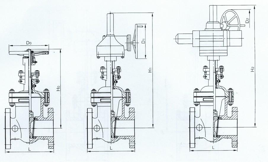 閘閥|扇齒輪閘閥