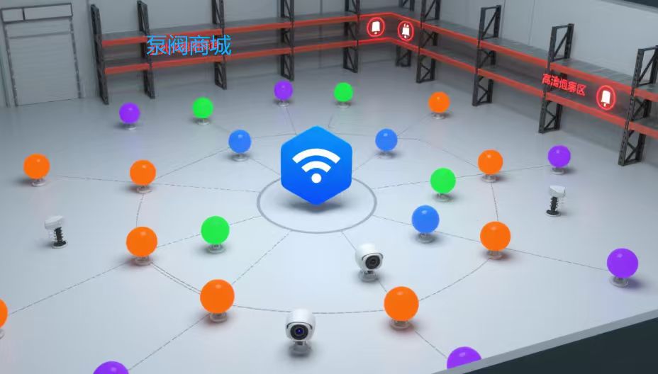 上海工開閥門 × 泵閥商城：物聯(lián)網(wǎng)驅(qū)動！倉庫廠房大空間自動消防炮噴水滅火系統(tǒng)設(shè)計(jì)要點(diǎn)